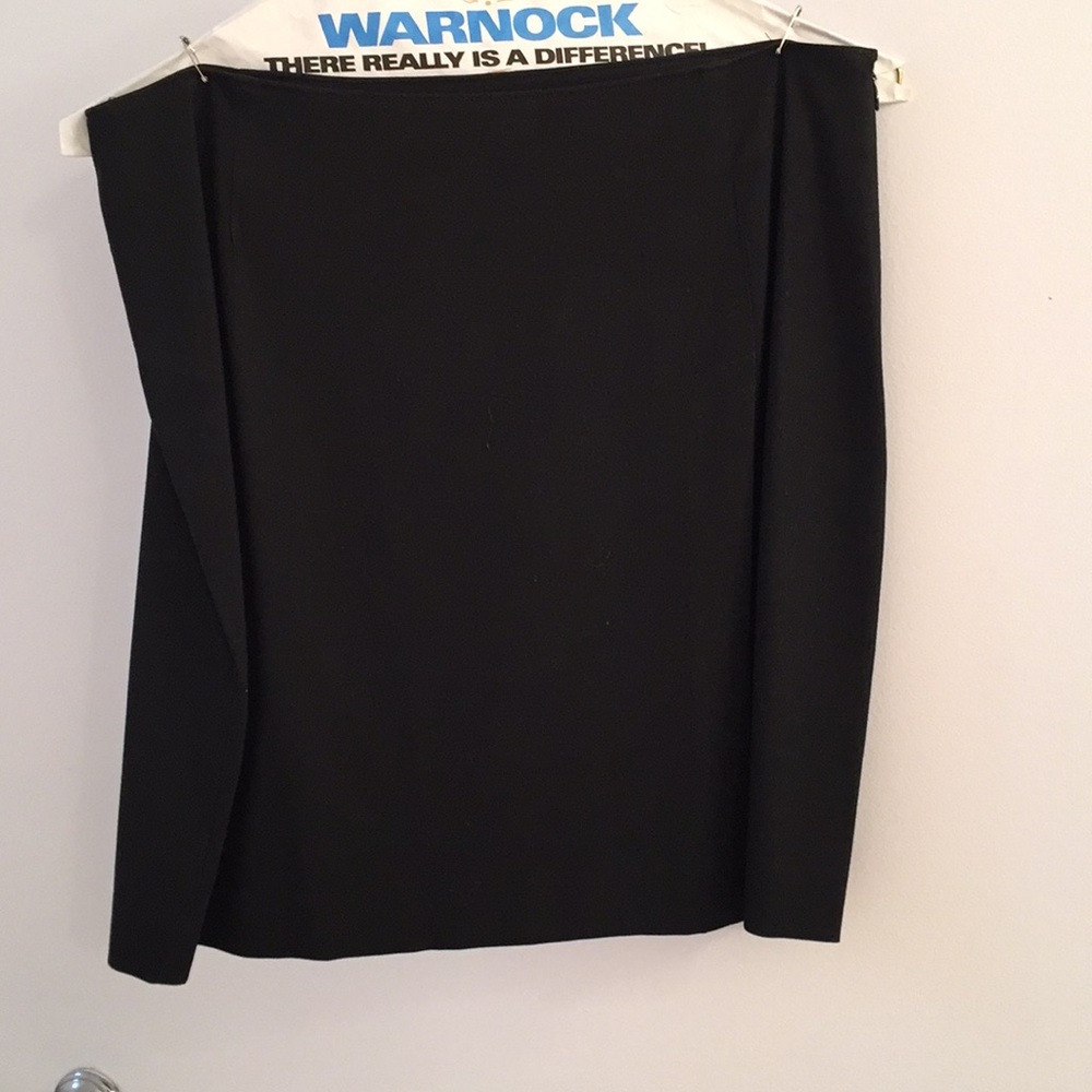 Gap black straight skirt with side slit
